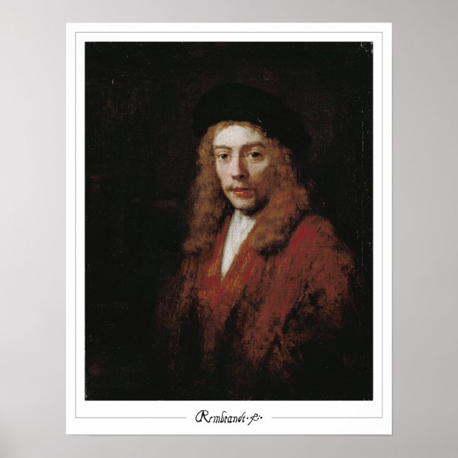 Affiche d'art Zedign de Rembrandt van Rijn #7 (Devant)