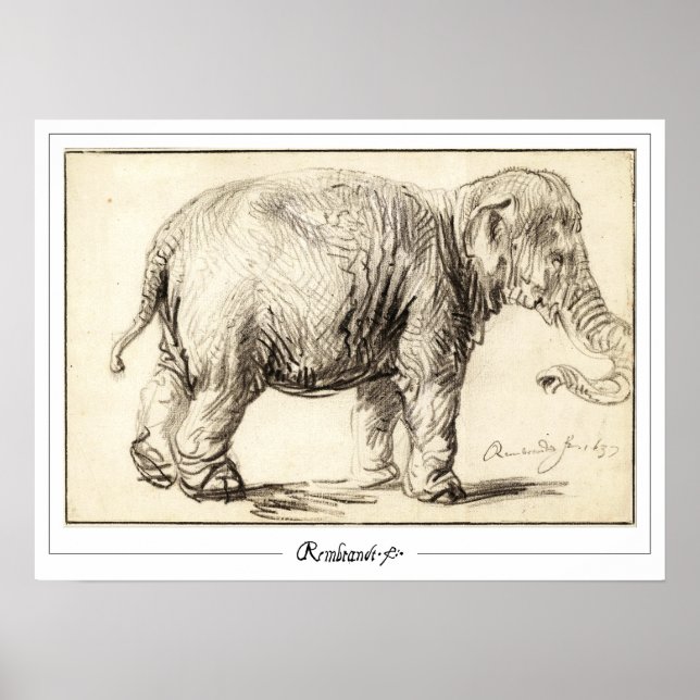 Affiche d'art Zedign de Rembrandt van Rijn #78 (Devant)