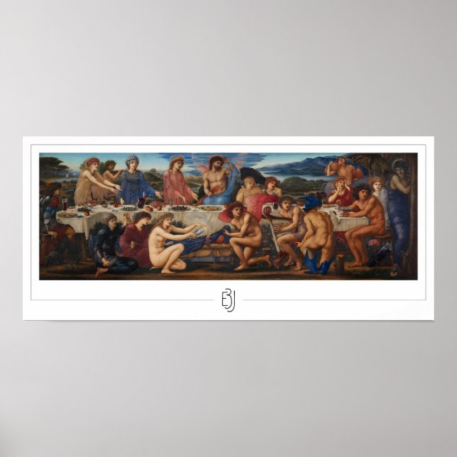 Affiche d'art Zedign d'Edward Burne-Jones #126 (Devant)