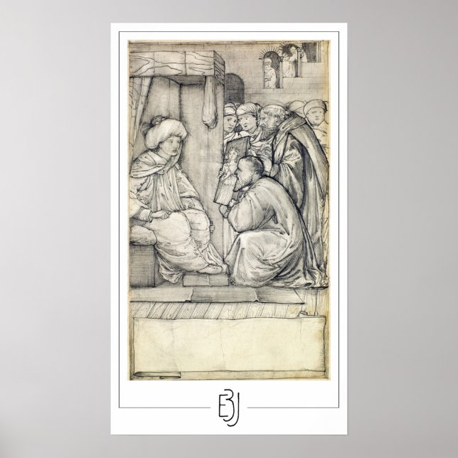 Affiche d'art Zedign d'Edward Burne-Jones #139 (Devant)