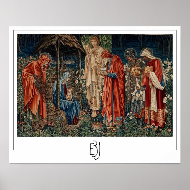 Affiche d'art Zedign d'Edward Burne-Jones #3 (Devant)