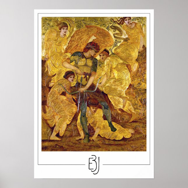Affiche d'art Zedign d'Edward Burne-Jones #44 (Devant)