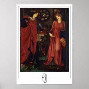 Affiche d'art Zedign d'Edward Burne-Jones #5