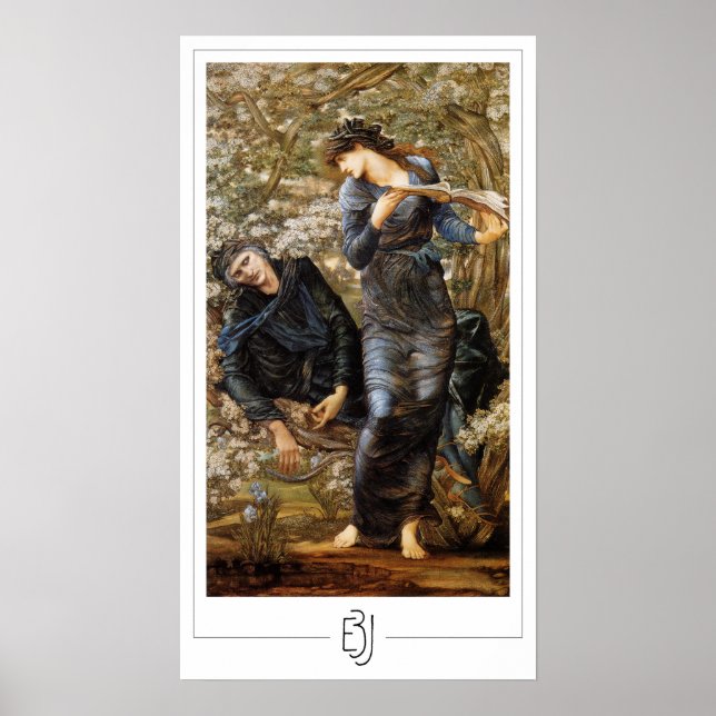 Affiche d'art Zedign d'Edward Burne-Jones #79 (Devant)