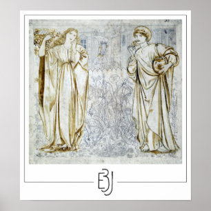 Affiche d'art Zedign d'Edward Burne-Jones #92