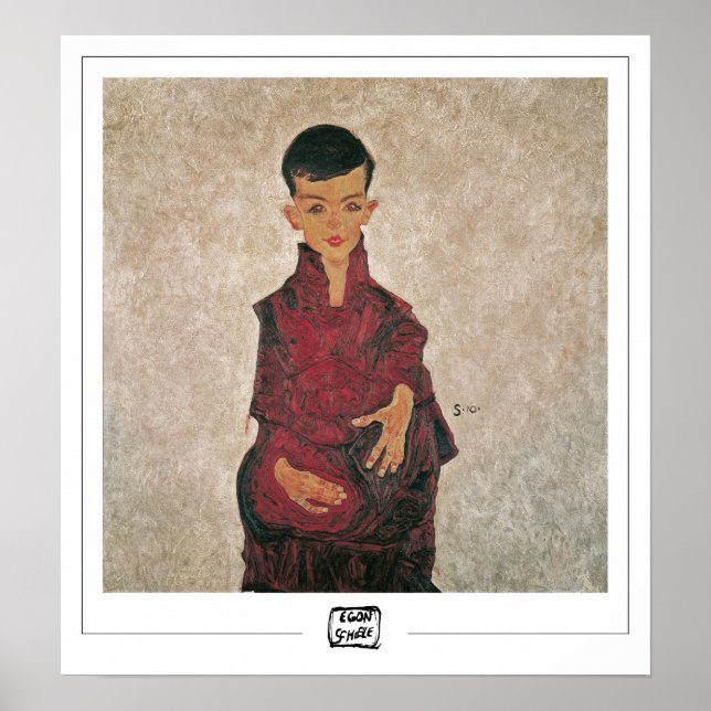 Affiche d'art Zedign Egon Schiele #12-3 (Devant)
