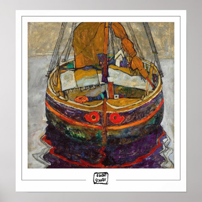 Affiche d'art Zedign Egon Schiele #318-2 (Devant)