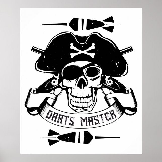 Affiche Darts - Darts Master Skull (Devant)