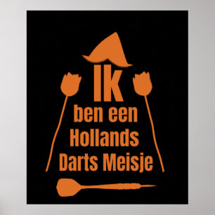 Affiche Darts -Ik Ben Een Holland's Darts Jongen