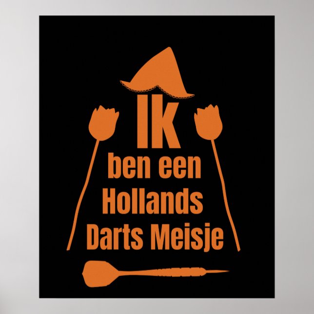 Affiche Darts -Ik Ben Een Holland's Darts Jongen (Devant)