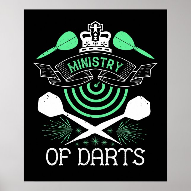 Affiche Darts - Ministère Des Darts (Devant)