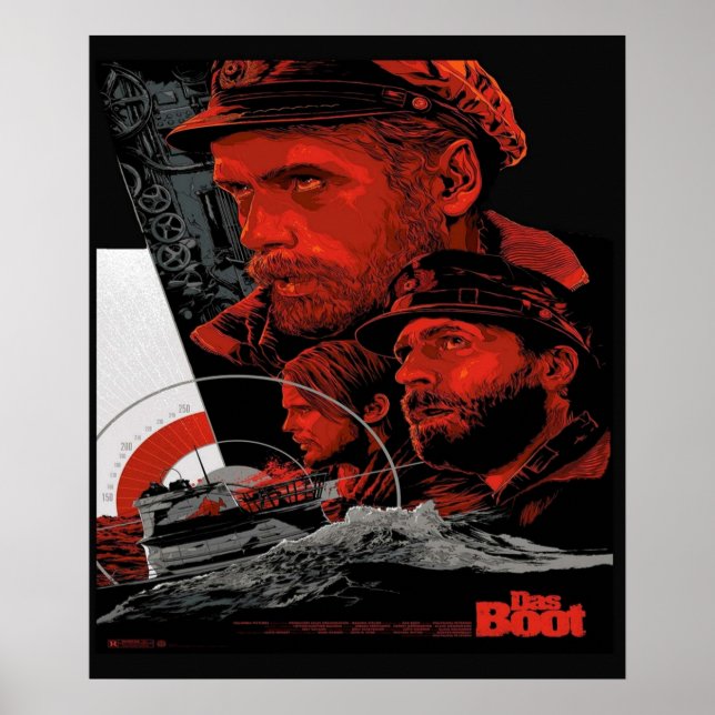 Affiche Das Boot Cult Film de cinéma par le réalisateur de (Devant)