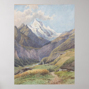 Affiche Das Mölltal mit dem Großglockner - Carl Lafite