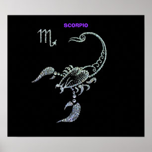 Affiche d'astrologie Scorpio