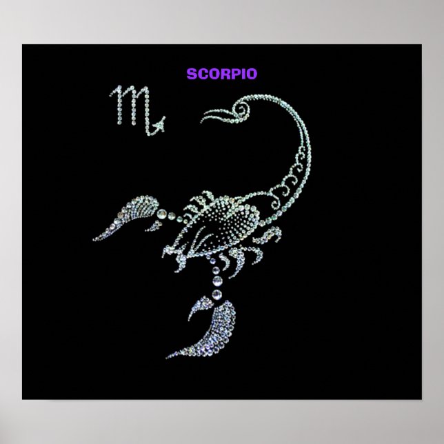 Affiche d'astrologie Scorpio (Devant)