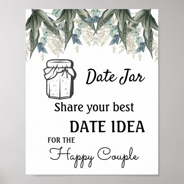 Affiche Date Jar Flowers (Devant)