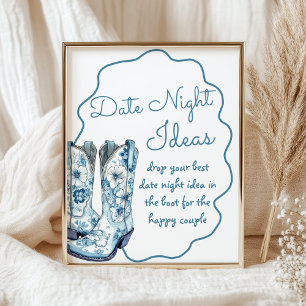Affiche Date Nuit Idées Chinoiserie Boots Fête des mariées