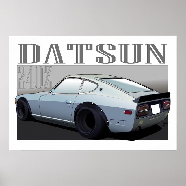 Affiche Datsun 240z (Devant)