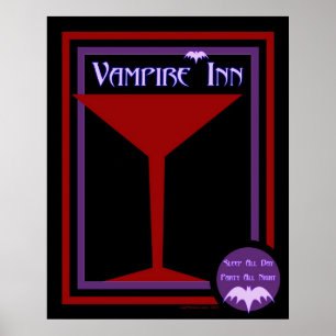 Affiche d'auberge de vampire