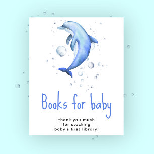 Affiche Dauphin aquarelle - Livres pour bébé