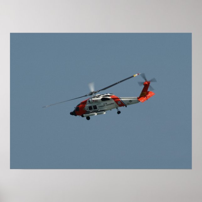 Affiche Dauphin Eurocopter MH-65D. (Devant)