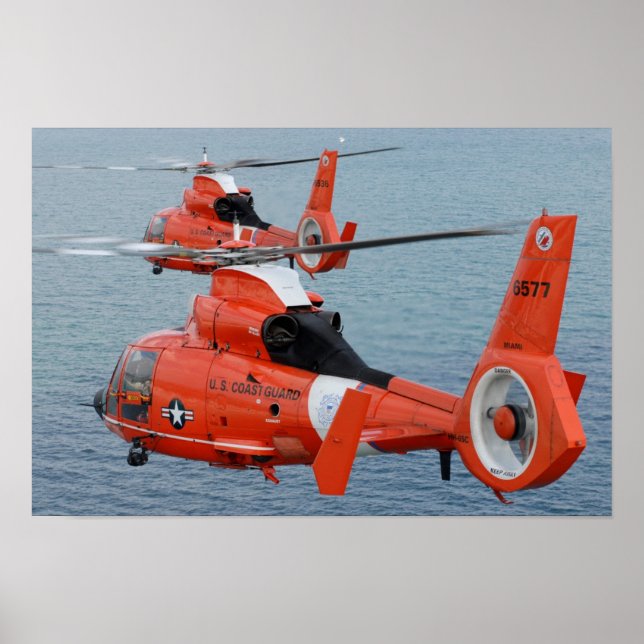 Affiche Dauphin HH-65 (Devant)