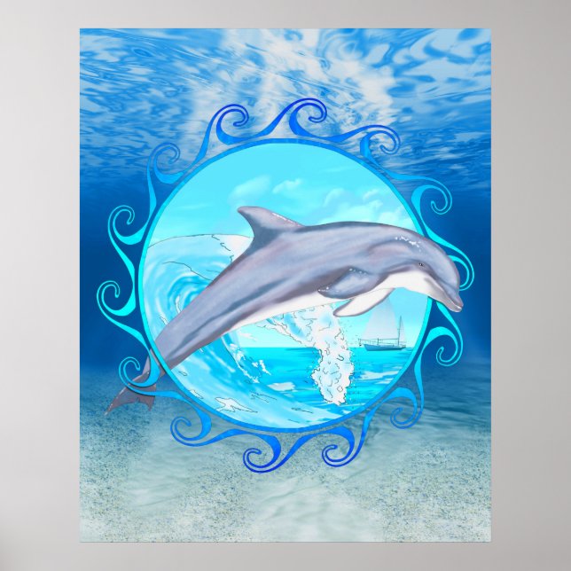 Affiche Dauphin maori Sun (Devant)