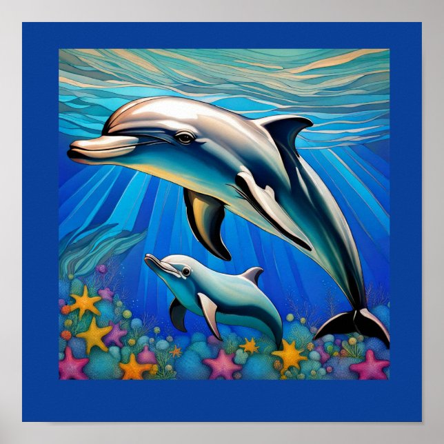 Affiche Dauphins (Devant)