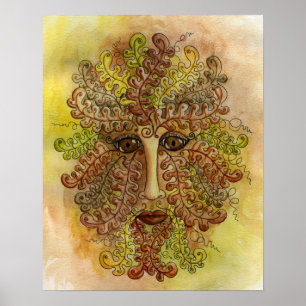 Affiche d'automne de Greenman