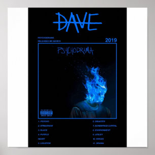 Affiche Dave Psychodrama artwork