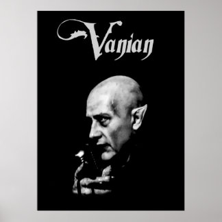 Affiche Dave Vanian Nosferatu Live