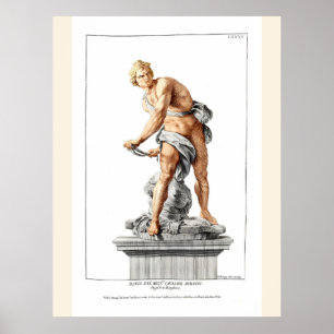 Affiche David de Bernini dans une gravure de Nicolas Dorig