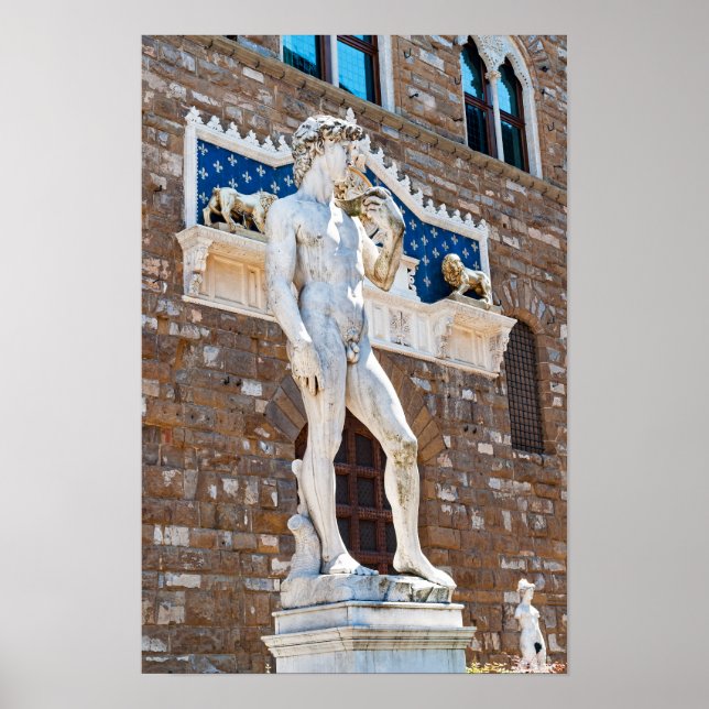 Affiche David de Michel-Ange - Florence, Toscane, Italie (Devant)