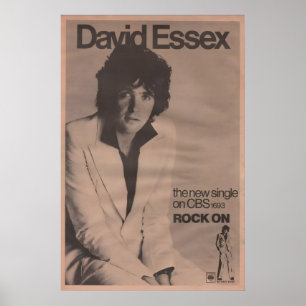 Affiche DAVID ESSEX - 1973 original NME - Rock On