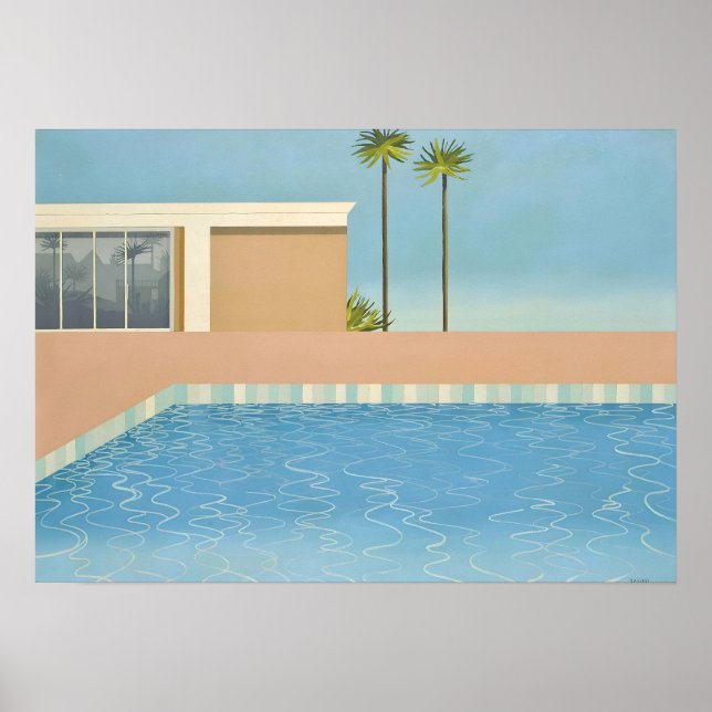 Affiche David hockney art peinture (Devant)
