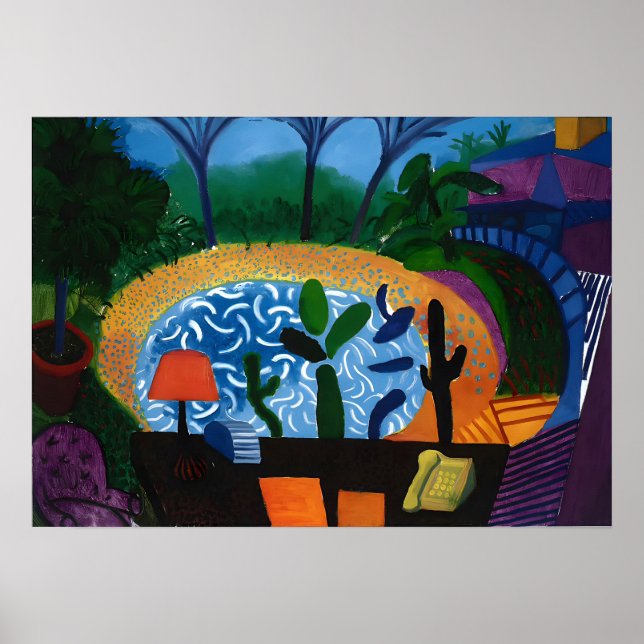 Affiche David hockney œuvre d'art (Devant)