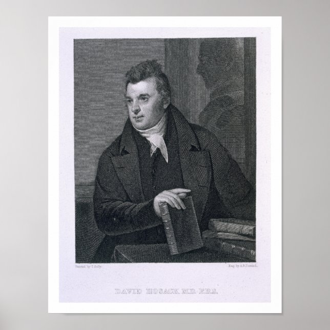 Affiche David Hosack, engraved by Asher Brown Durand (1796 (Devant)
