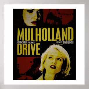 AFFICHE DAVID LYNCH MULHOLLAND