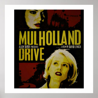 AFFICHE DAVID LYNCH MULHOLLAND