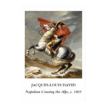 David – Napoleon Crossing the Alps 