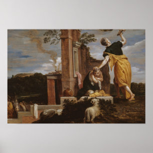 Affiche David Teniers le Jeune - Sacrifice d'Abraham