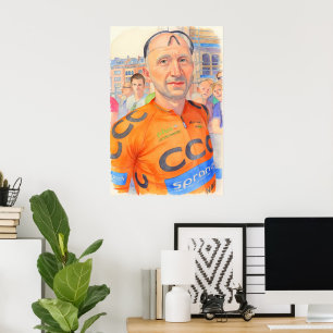 Affiche Davide Rebellin Flèche Brabançonne à Louvain 2015