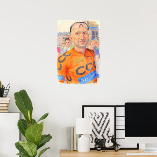 Affiche Davide Rebellin Flèche Brabançonne à Louvain 2015