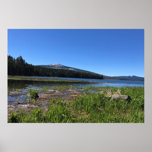 Affiche Davis Lake, Oregon (Devant)