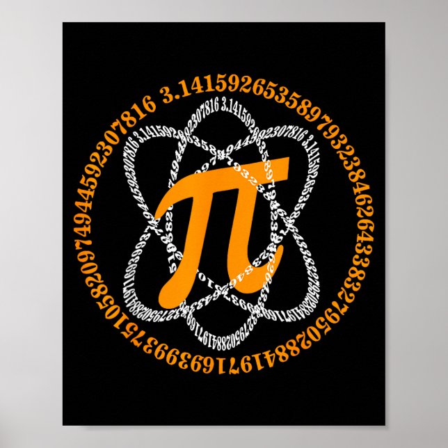 Affiche Day 3,14 Number Symbol Math Science Gift  (Devant)