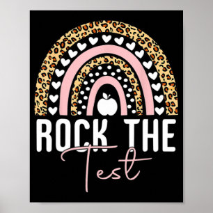 Affiche Day Rock L'enseignant de test Rainbow Leopard étud