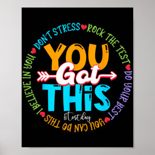 Affiche Day Rock The Test Teacher Test Day Vous Avez Obten
