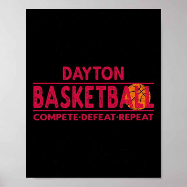Affiche Dayton Sketll - Rivaliser Défaite Répéter  (Devant)