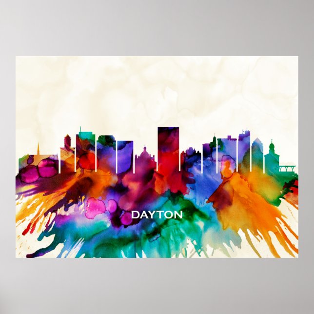 Affiche Dayton Skyline (Devant)