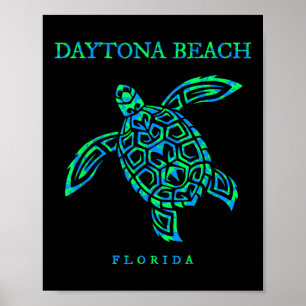 Affiche Daytona Beach Florida Sea Turtle Boys Girls Toddle
